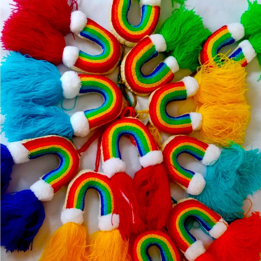 Rainbow hanging decorations
